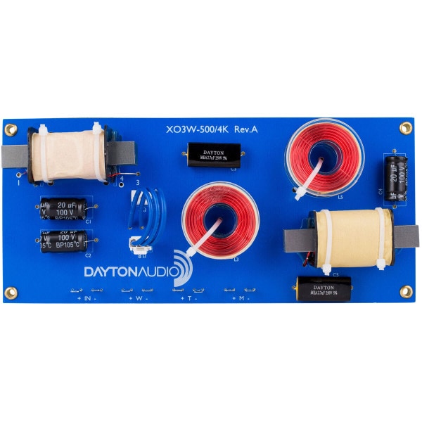 Main product image for Dayton Audio XO3W-500/4K 3-Way Crossover 500/ 260-152